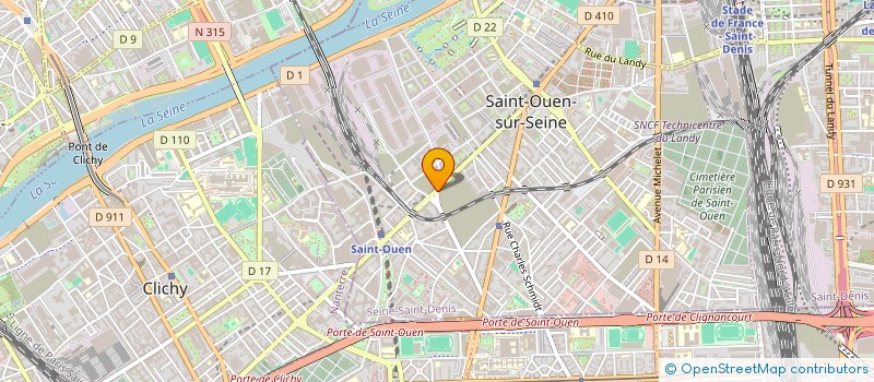 localisation de l'entreprise CHEZ DREO & LANA à SAINT-OUEN-SUR-SEINE