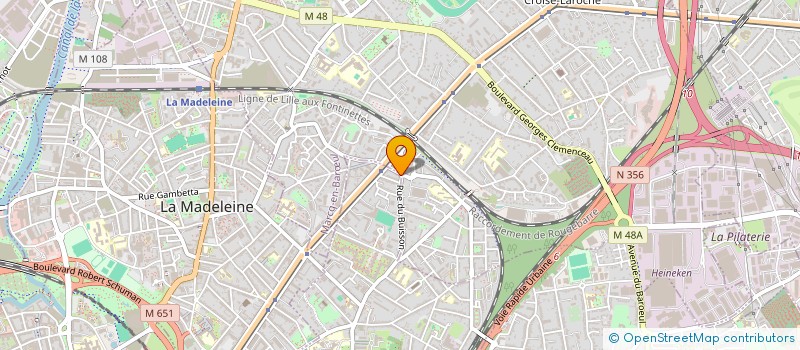 localisation de l'entreprise CHEZ DUDA à LILLE
