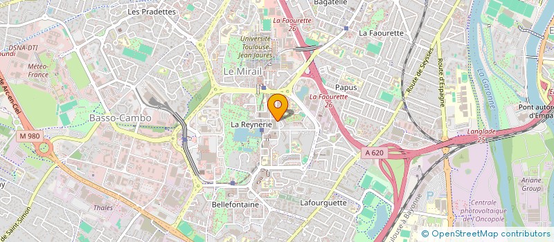 localisation de l'entreprise CHEZ DUJ  TOULOUSE