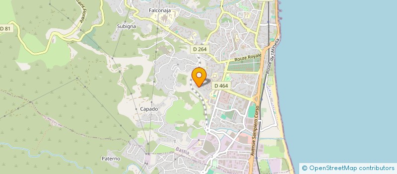 localisation de l'entreprise CHEZ DUME à BASTIA