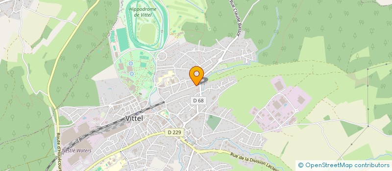 localisation de l'entreprise CHEZ DURUPT  VITTEL