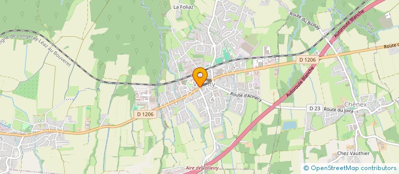 localisation de l'entreprise CHEZ DYDOU  VALLEIRY