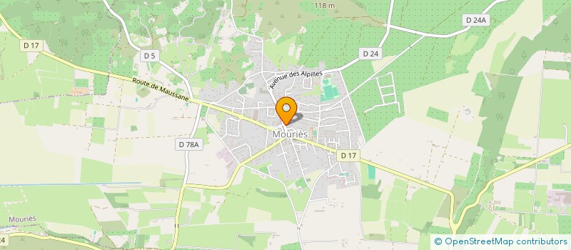 localisation de l'entreprise CHEZ EDGAR SERVICES à MOURIES
