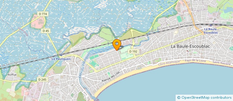 localisation de l'entreprise CHEZ'EL  LA BAULE-ESCOUBLAC