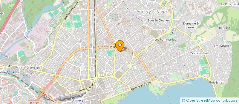 localisation de l'entreprise CHEZ EL  ANNECY