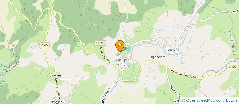 localisation de l'entreprise CHEZ ELLE  SAINT-JEAN-DE-NAY