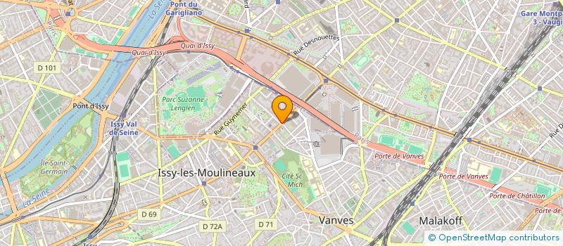 localisation de l'entreprise CHEZ ELLES à ISSY-LES-MOULINEAUX
