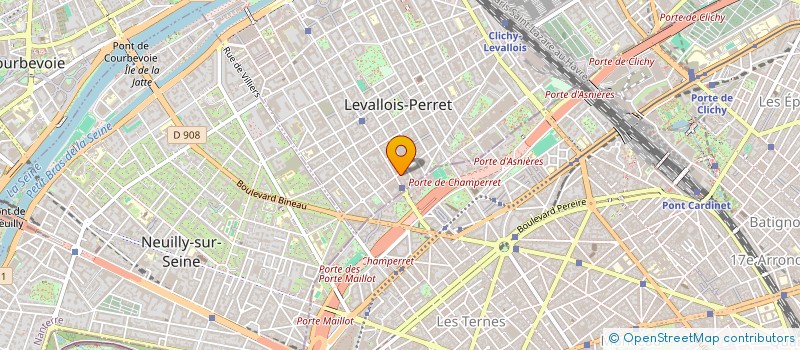 localisation de l'entreprise CHEZ ELLES à LEVALLOIS-PERRET