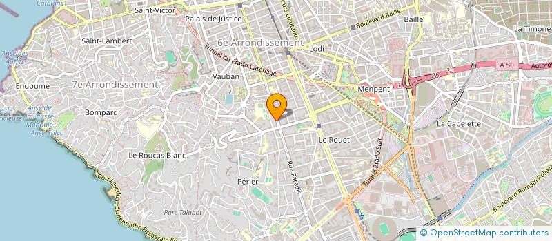 localisation de l'entreprise CHEZ ELLES à MARSEILLE