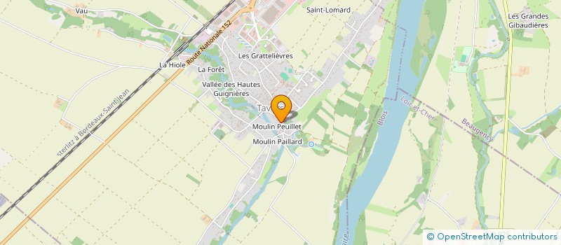 localisation de l'entreprise CHEZ ELLES à TAVERS