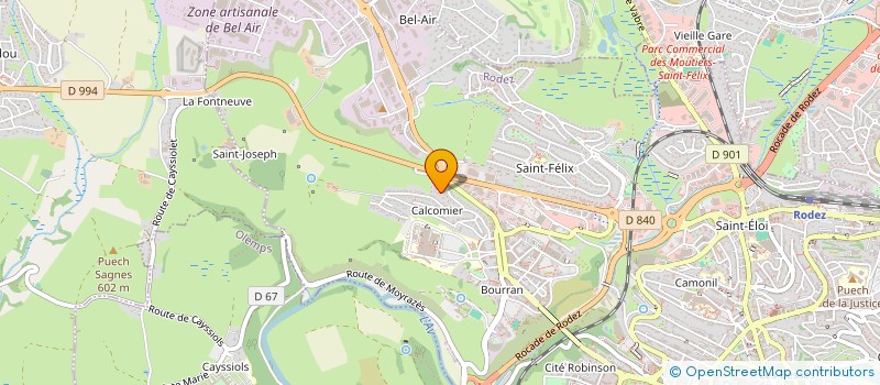 localisation de l'entreprise CHEZ ELYSEE à ONET-LE-CHATEAU