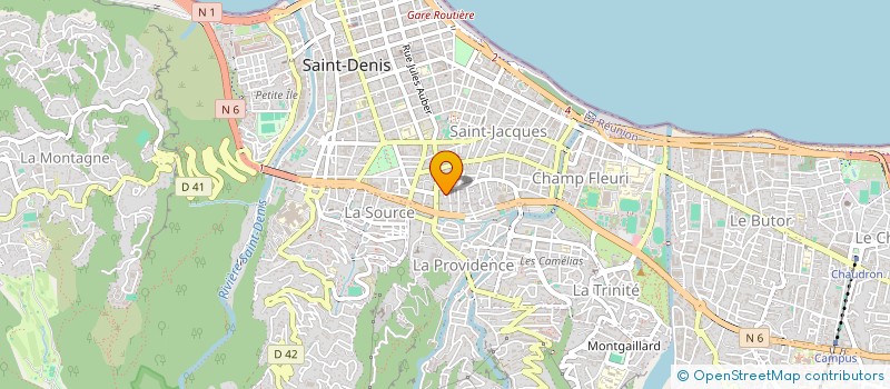 localisation de l'entreprise CHEZ EMMI ET MARIA à SAINT-DENIS