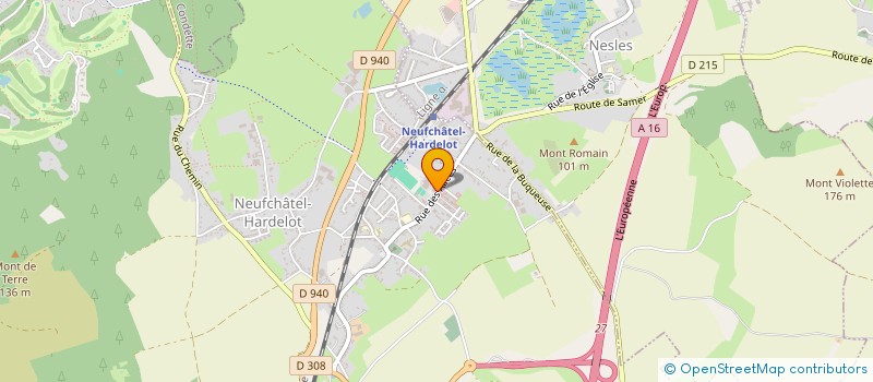 localisation de l'entreprise CHEZ EMRAH à NEUFCHATEL-HARDELOT