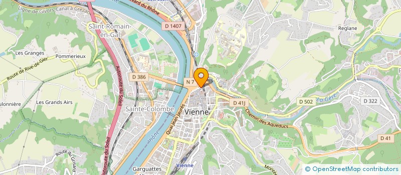 localisation de l'entreprise CHEZ ENSAR à VIENNE