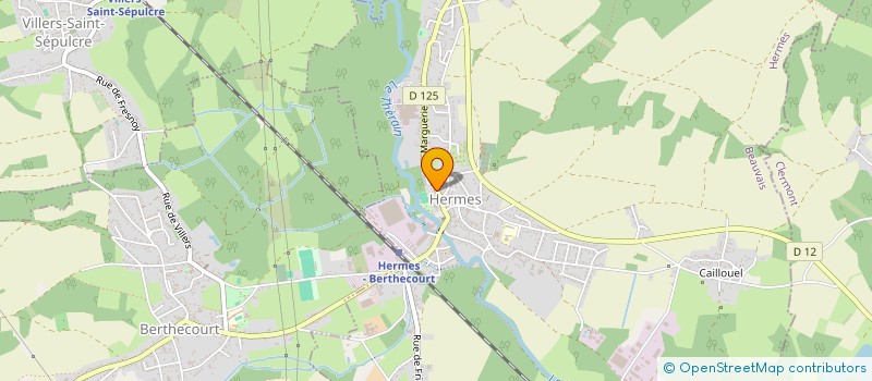 localisation de l'entreprise CHEZ EROS  HERMES