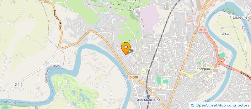 localisation de l'entreprise CHEZ EUX à ALBI