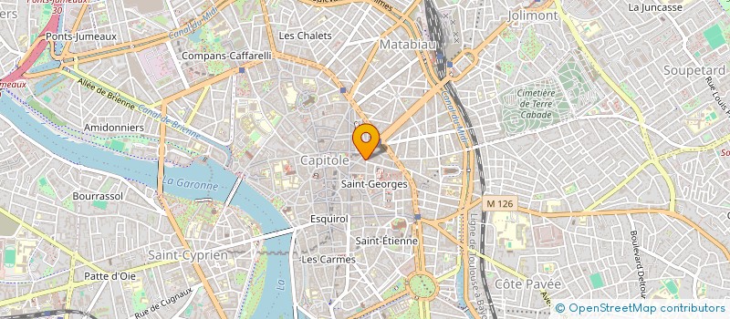 localisation de l'entreprise CHEZ EVA  TOULOUSE