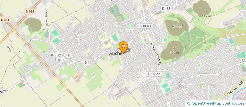 localisation de l'entreprise CHEZ FAB  AUCHEL