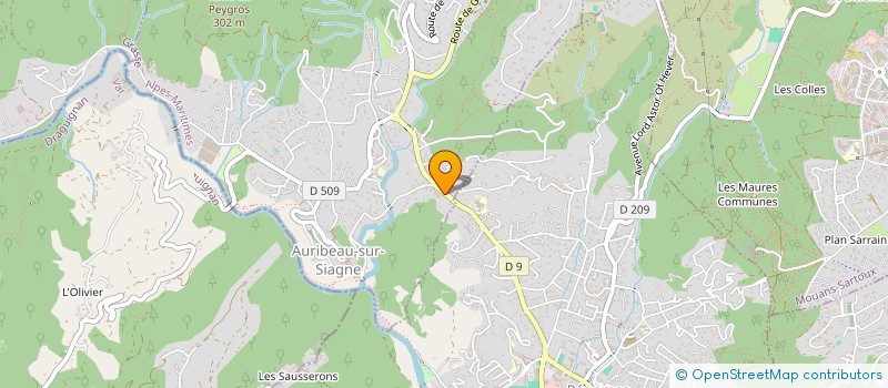 localisation de l'entreprise CHEZ FABY  AURIBEAU-SUR-SIAGNE