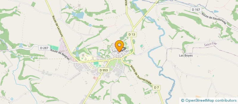 localisation de l'entreprise CHEZ FAFA  SAINT-CLAR