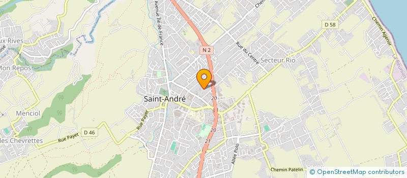 localisation de l'entreprise CHEZ FANY à SAINT-ANDRE