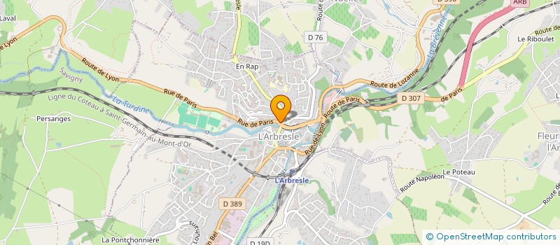 localisation de l'entreprise CHEZ FANZY à VINDRY-SUR-TURDINE