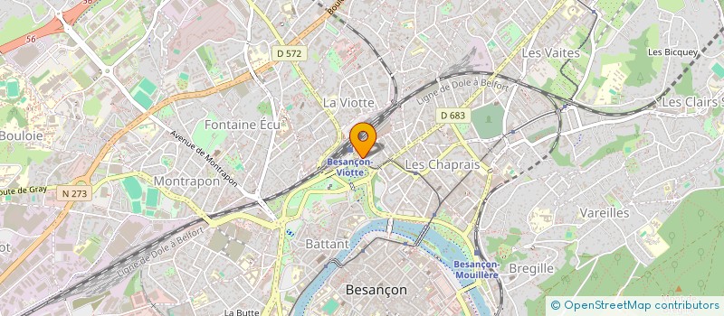 localisation de l'entreprise CHEZ FELIX à BESANCON