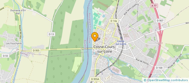 localisation de l'entreprise CHEZ FLO à COSNE-COURS-SUR-LOIRE