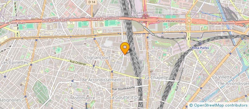 localisation de l'entreprise CHEZ FOUCHER  PARIS