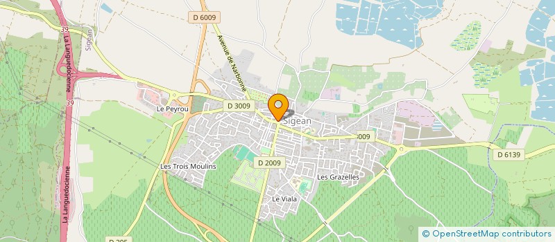 localisation de l'entreprise CHEZ FRANCIS à SIGEAN
