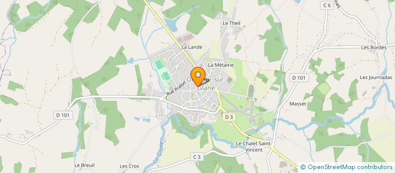 localisation de l'entreprise CHEZ FRANCIS à ORADOUR-SUR-GLANE