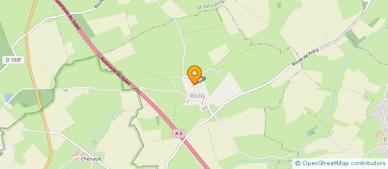 localisation de l'entreprise CHEZ FRANCIS  ROILLY