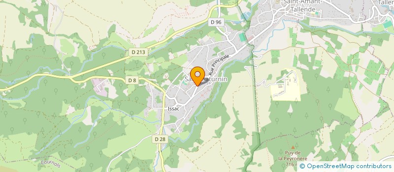localisation de l'entreprise CHEZ FRANCK ET SOPHIE à SAINT-SATURNIN