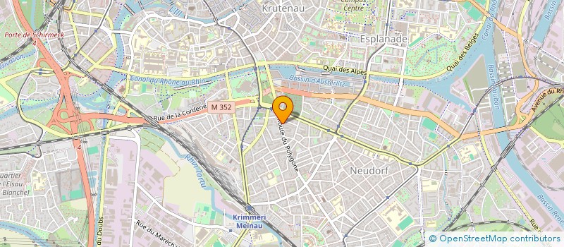 localisation de l'entreprise CHEZ FRANCO à STRASBOURG