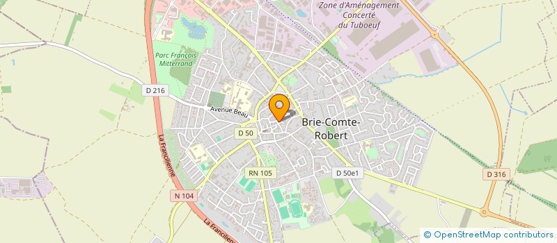 localisation de l'entreprise CHEZ FRANJO à BRIE-COMTE-ROBERT