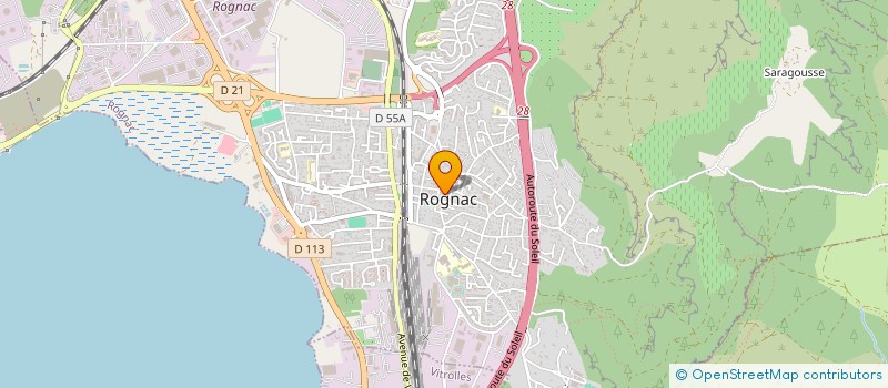 localisation de l'entreprise CHEZ FRED  ROGNAC