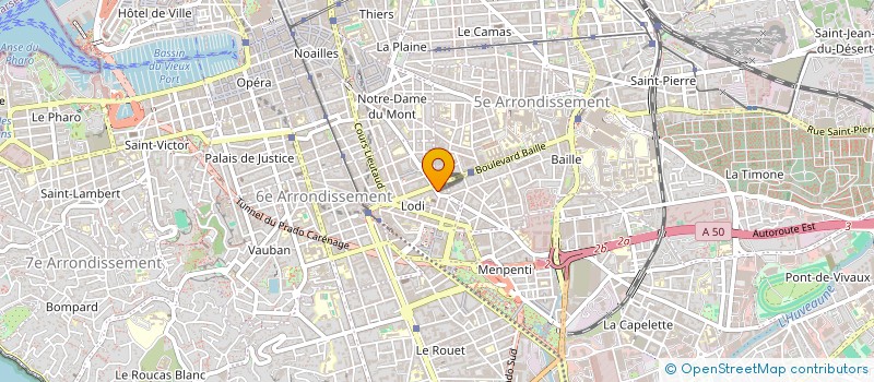 localisation de l'entreprise CHEZ FRED à MARSEILLE