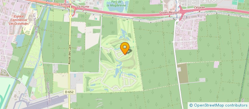 localisation de l'entreprise CHEZ FRED  GUJAN-MESTRAS