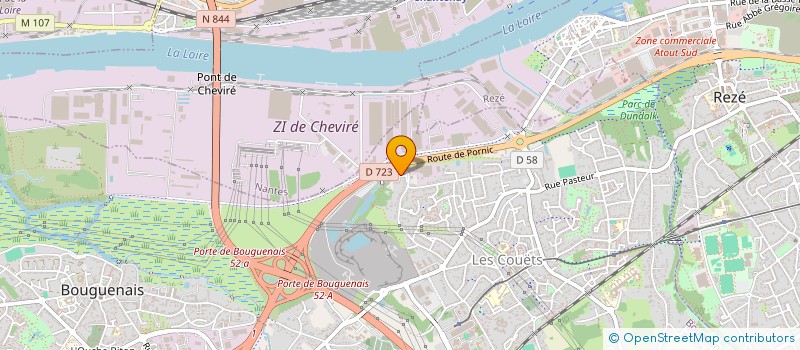 localisation de l'entreprise CHEZ FRED  BOUGUENAIS