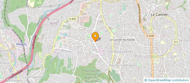 localisation de l'entreprise CHEZ FREDI à LE CANNET
