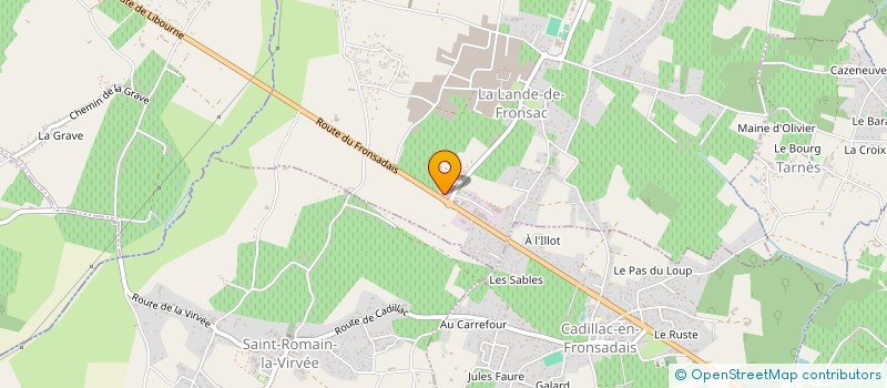 localisation de l'entreprise CHEZ FREITAS  LA LANDE-DE-FRONSAC