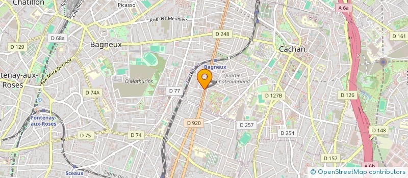 localisation de l'entreprise CHEZ FRERES à BAGNEUX