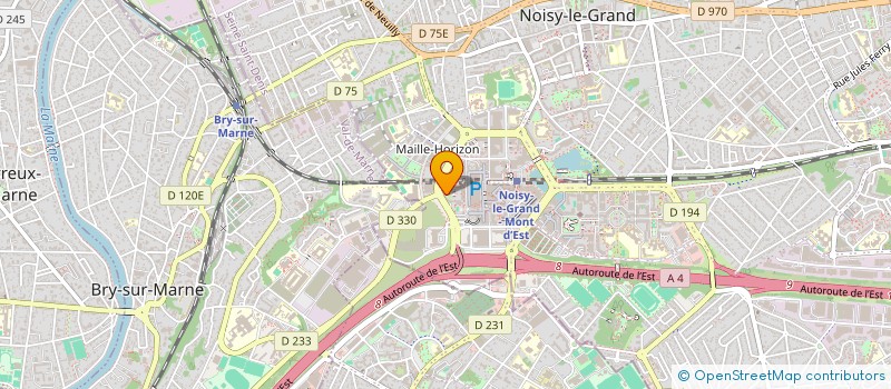 localisation de l'entreprise CHEZ GABRIEL à NOISY-LE-GRAND