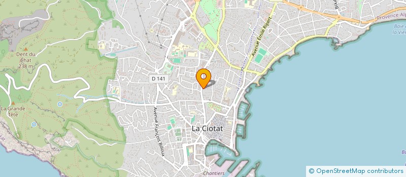 localisation de l'entreprise CHEZ GALU à LA CIOTAT