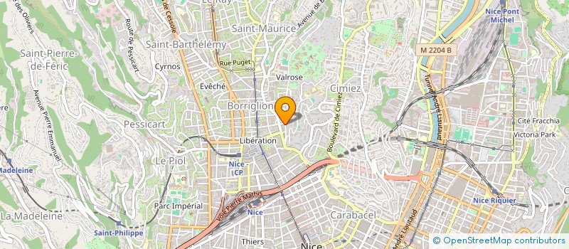 localisation de l'entreprise CHEZ GARPO  NICE