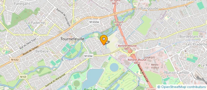 localisation de l'entreprise CHEZ GASTON  TOURNEFEUILLE