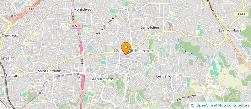 localisation de l'entreprise CHEZ GAYANE à MARSEILLE