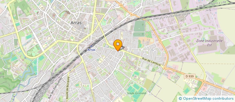 localisation de l'entreprise CHEZ GEORGES à ARRAS