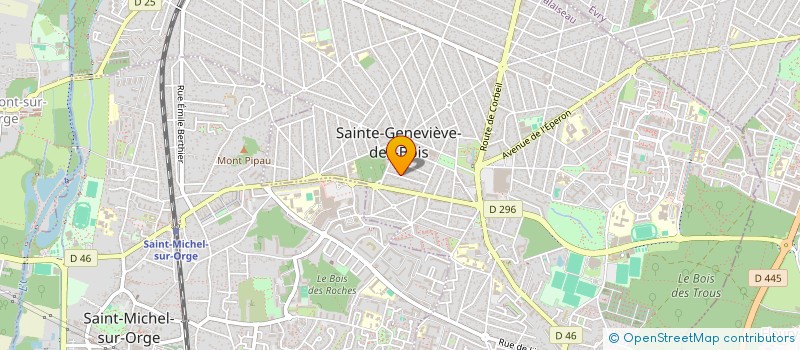 localisation de l'entreprise CHEZ GEORGES à SAINTE-GENEVIEVE-DES-BOIS