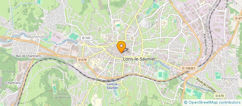 localisation de l'entreprise CHEZ GEORGES à LONS-LE-SAUNIER